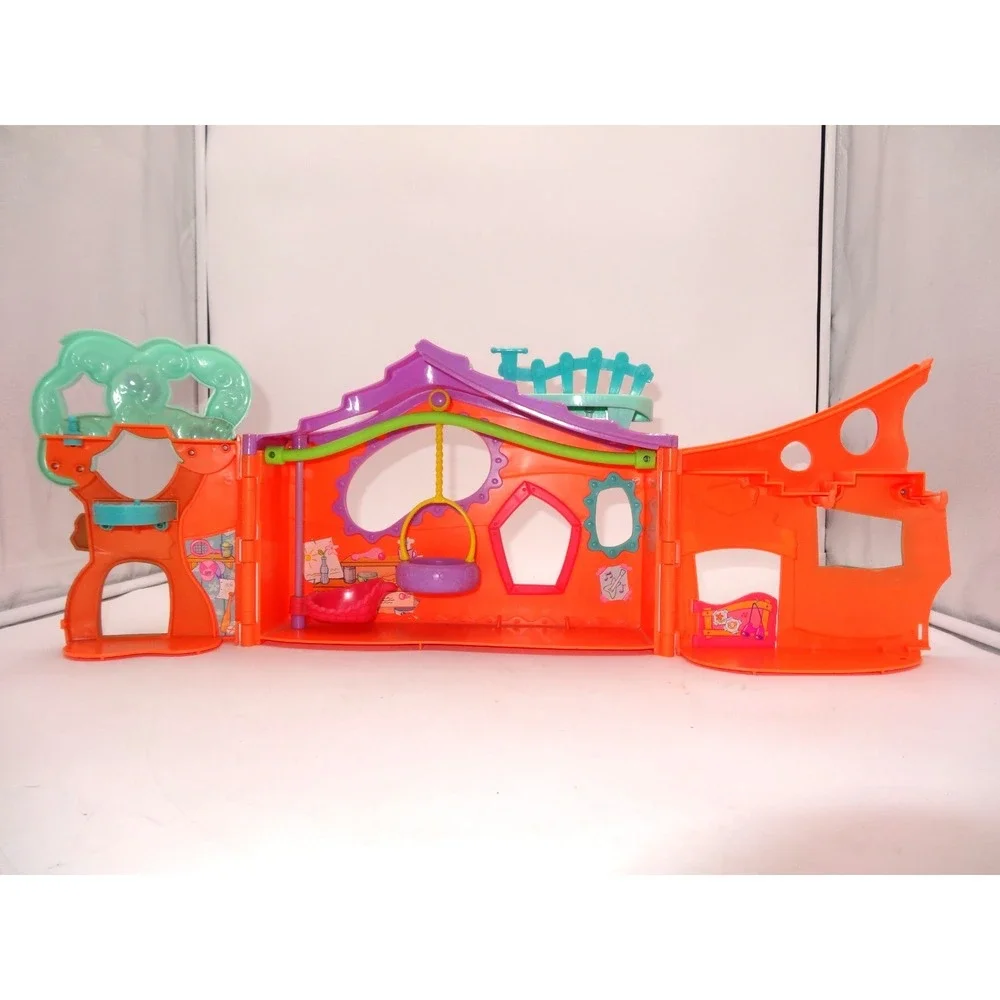 LPS Littlest Pet Shop Orange Clubhouse Tree House PlaySet 2007